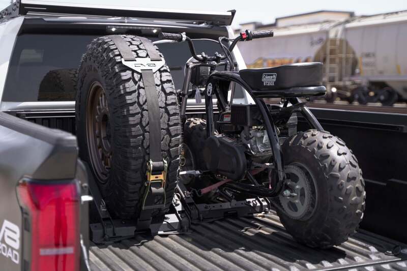 DV8 Offroad Truck Bed Universal Tire Carrier & Accessory Mount - My Store