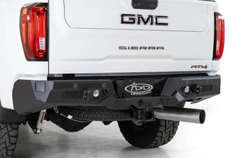 compare product Addictive Desert Designs 2020 GM Sierra/Silverado 2500 Bomber HD Rear Bumper w/ Blind Spot Mounts