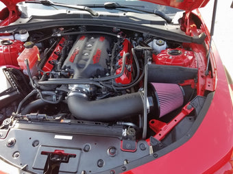 compare product JLT 16-19 Chevrolet Camaro LT1 6.2L Black Textured Cold Air Intake Kit w/Red Filter - Tune Req