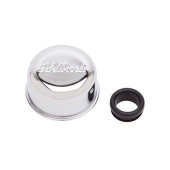 compare product Edelbrock Chrm Breather and Grommet