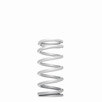 compare product QA1 2-1/2in ID High Travel Spring - 7in Length x 850lbs/in - Silver Powder Coated