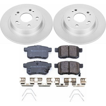 compare product Power Stop 11-14 Acura TSX Rear Z17 Evolution Geomet Coated Brake Kit