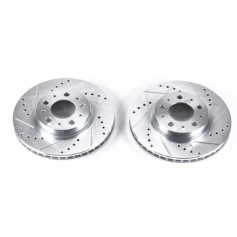 compare product Power Stop 94-97 Volvo 850 Front Evolution Drilled & Slotted Rotors - Pair