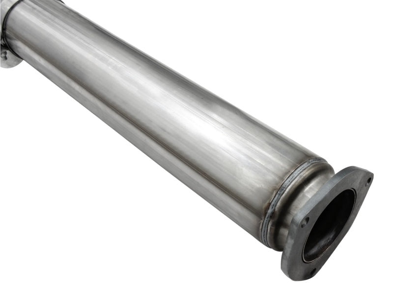 aFe Atlas Exhausts 5in DPF - Back Aluminized Steel Exhaust 2015 Ford Diesel V8 6.7L (td) Polished Tip - My Store