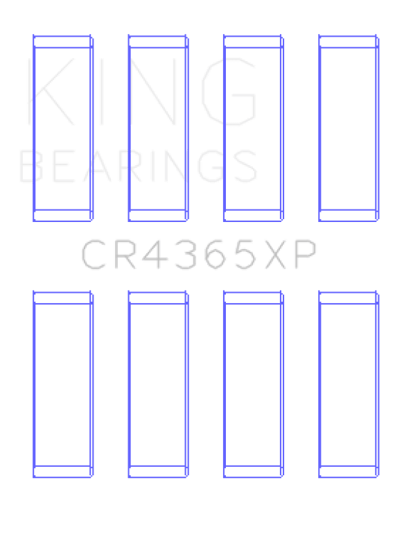 King Engine Bearings Ford Zetec S/Ecoboost 1.6 (Size .026) Connecting Rod Bearing Set of 6 - My Store