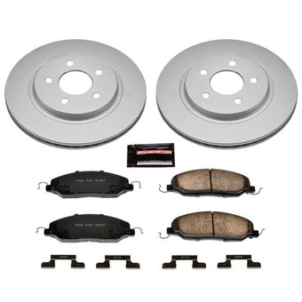 compare product Power Stop 05-11 Ford Mustang Rear Z17 Evolution Geomet Coated Brake Kit