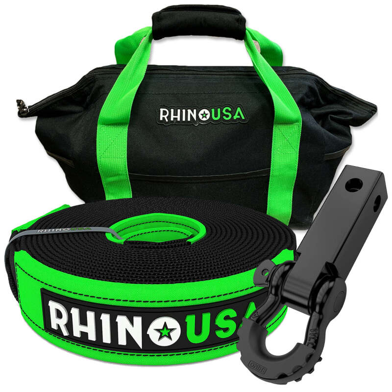 Rhino USA 20Ft Tow Strap/Hitch Combo - My Store