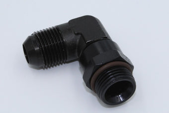 compare product Fragola -8AN x 3/4 - 16 (8) 90 Degree Swivel - Black