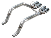 AWE Tuning 05 - 07 C6 Chevrolet Corvette 6.0L Track Edition Axle - Back Exhaust w/ Chrome Silver Tips - My Store