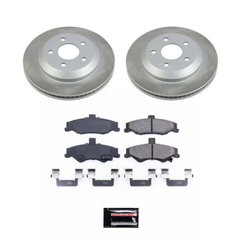 compare product Power Stop 98-02 Pontiac Firebird Rear Semi-Coated Rotor Kit