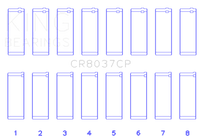 King Engine Bearings 01 - 09 GM Duramax 6.6L A Rod (Size +.25mm) Connecting Rod Bearing Set - My Store