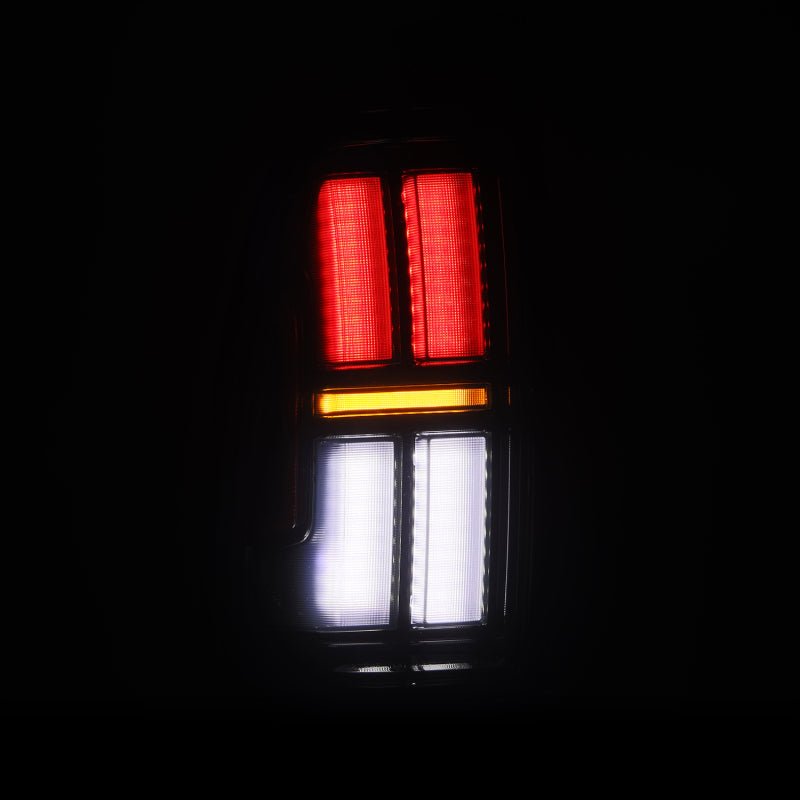 AlphaRex 05 - 15 Toyota Tacoma NOVA Prismatic LED Tail Lights - Alpha - Black - My Store