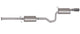 Gibson 06 - 12 Honda Ridgeline RT 3.5L 2.25in Cat - Back Single Exhaust - Aluminized - My Store