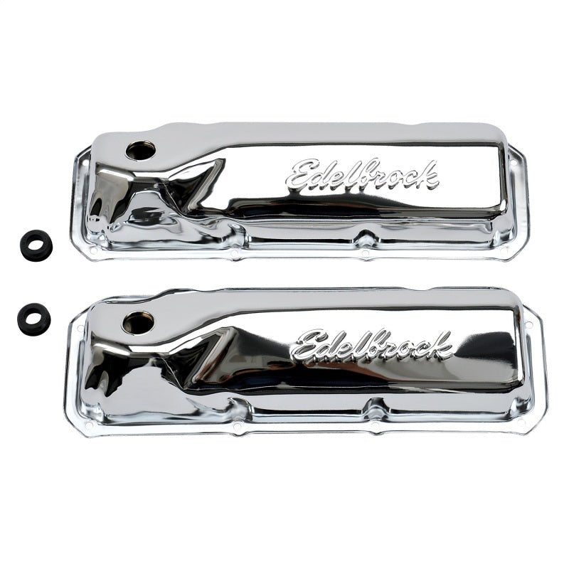 Edelbrock Valve Cover Signature Series Ford 351M - 400 - 351C CI V8 Chrome - My Store