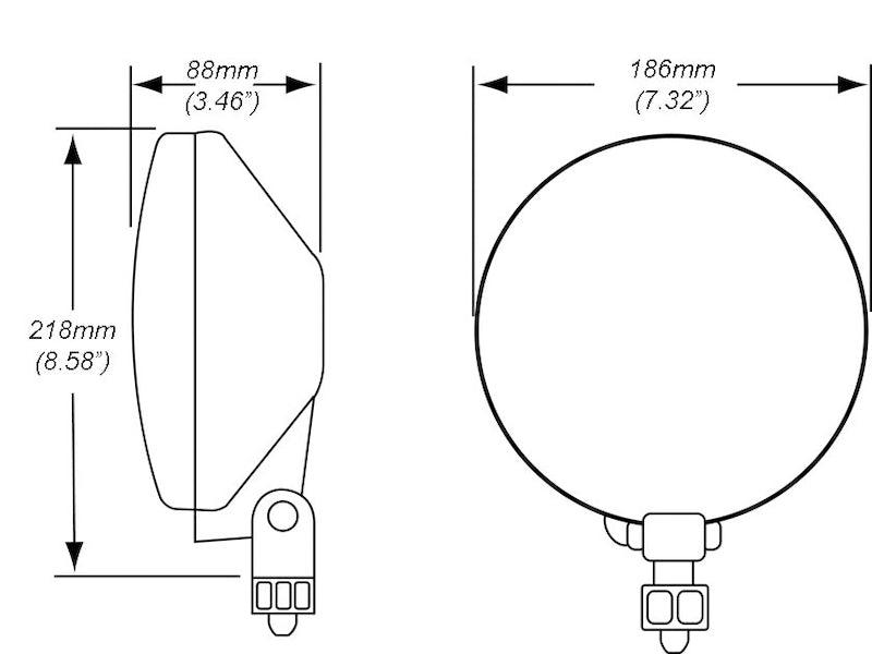 Hella 700FF H3 12V/55W Halogen Driving Lamp Kit - My Store