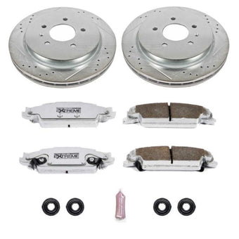 compare product Power Stop 03-07 Cadillac CTS Rear Z26 Street Warrior Brake Kit