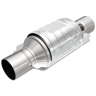 compare product MagnaFlow Universal Catalytic Converter 2.25 with single O2 OEM