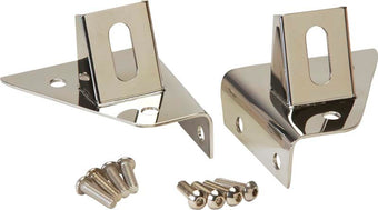 compare product Kentrol 76-95 Jeep CJ/Wrangler YJ LED Light Bar Bracket Pair - Polished Silver