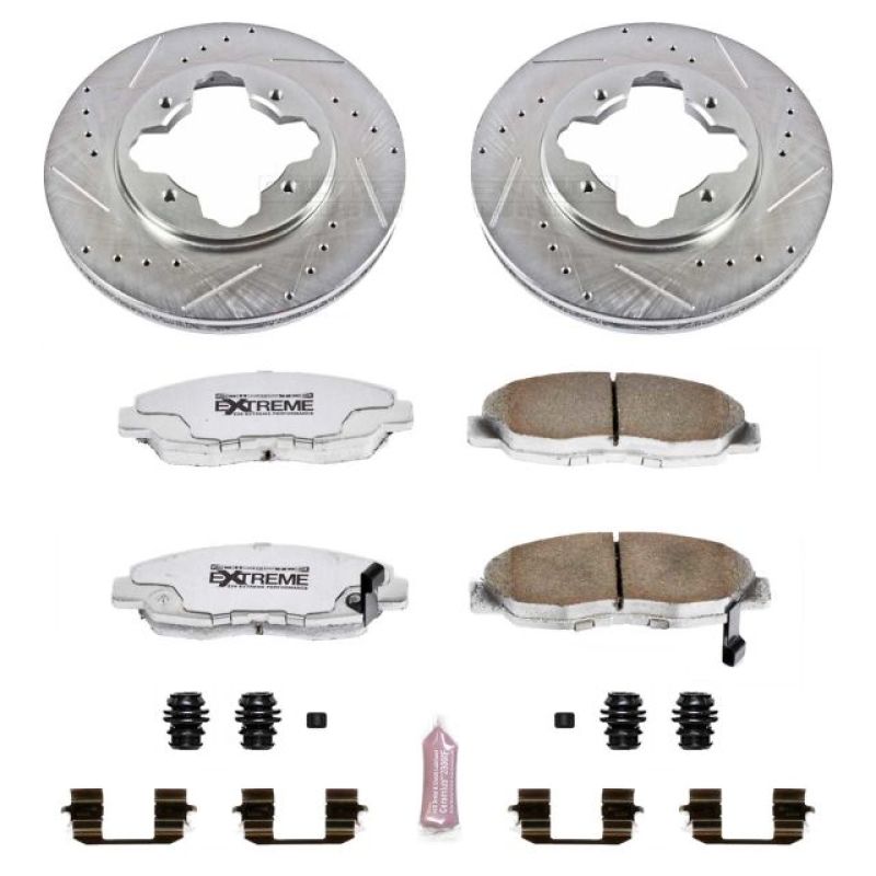 Power Stop 1997 Acura CL Front Z26 Street Warrior Brake Kit - My Store