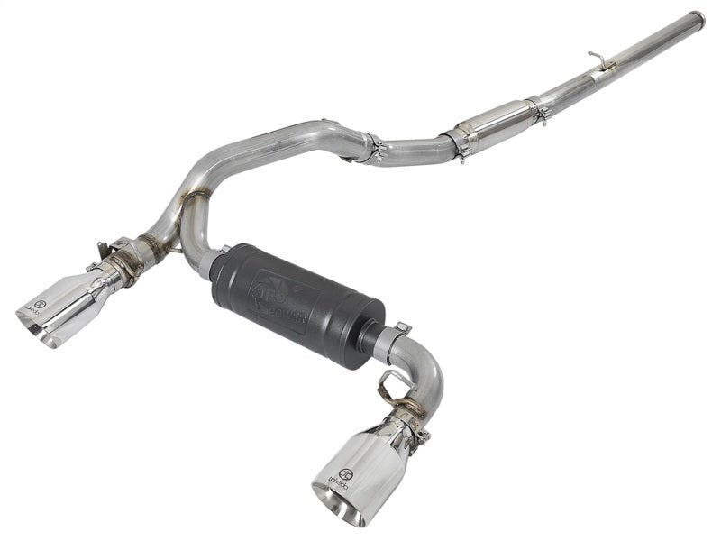 aFe Takeda 3in 304 SS Cat - Back Exhaust w/ Polished Tip 16 - 18 Ford Focus RS 2.3L (t) - My Store