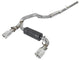 aFe Takeda 3in 304 SS Cat - Back Exhaust w/ Polished Tip 16 - 18 Ford Focus RS 2.3L (t) - My Store