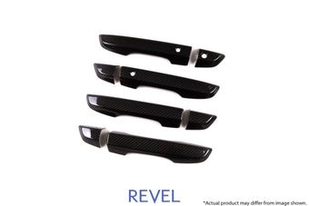 compare product Revel GT Dry Carbon Door Outer Handle Cover (FL/FR/RL/RR) 16-18 Honda Civic - 8 Pieces