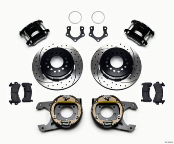 compare product Wilwood D154 P/S Park Brake Kit Drilled Mopar/Dana 2.50in Off w/Snap Ring Bearing