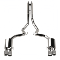Kooks 18 - 24 Ford Mustang GT 5.0 3in. Valved Touring Cat - Back Exhaust - Carbon Tips - My Store