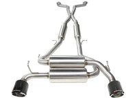aFe Takeda 2 - 1/2in 304SS Cat - Back Exhaust Infiniti G37 08 - 13/Q60 14 - 15 V6 - 3.7 w/ Carbon Fiber Tips - My Store