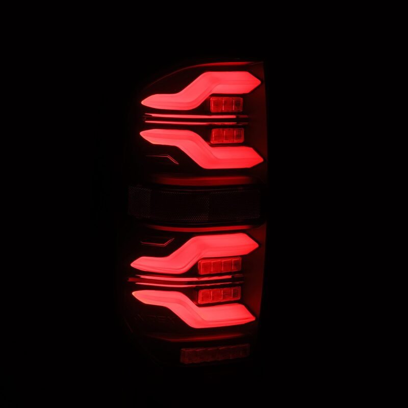 AlphaRex 14 - 21 Toyota Tundra LUXX LED Taillights Alpha Blk w/Activ Light/Seq Signal - My Store