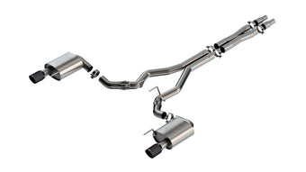 compare product Borla 2024 Ford Mustang GT 5.0L V8 w/o Active Exhaust ATAK Cat-Back Exhaust System - Carbon Fiber