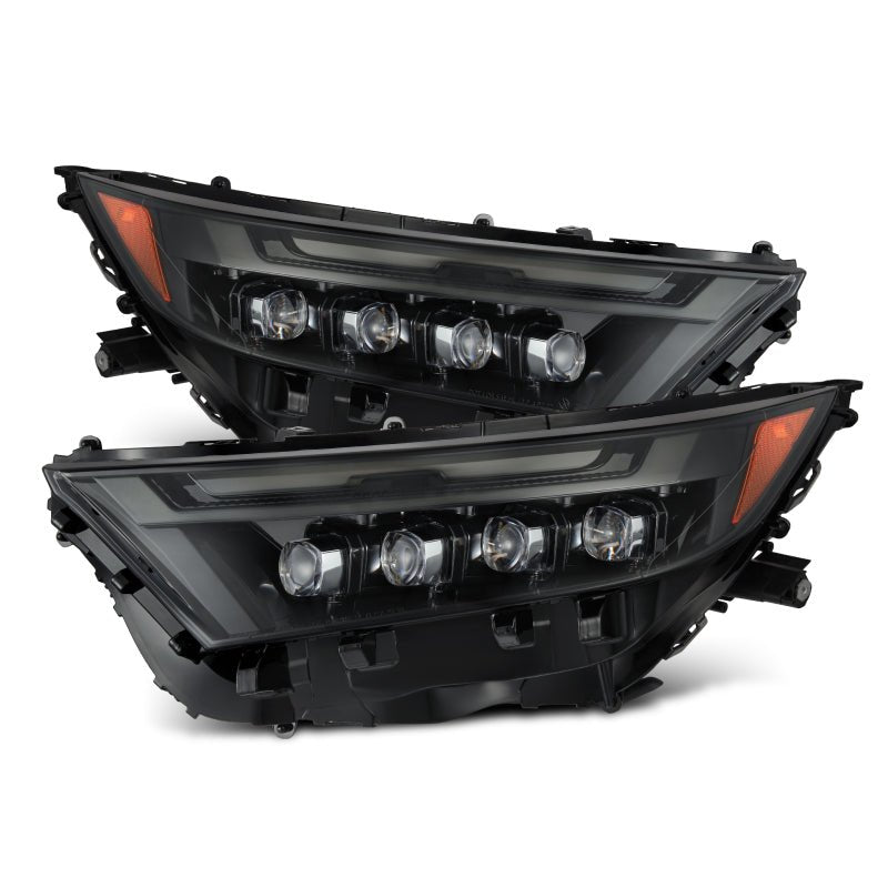 AlphaRex 19 - 23 Toyota RAV4 (High Trim) NOVA LED Projector Headlights Alpha - Black - My Store