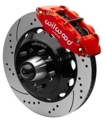 compare product Wilwood Forged Narrow Superlite 6R Front Big Brake Kit 14in Rotors 63-87 C10 - Red