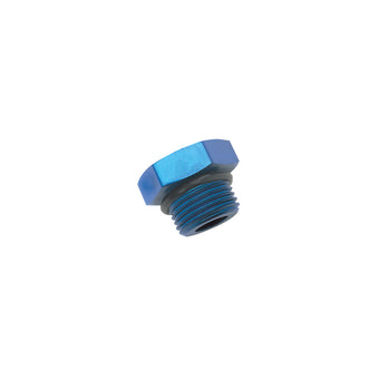 compare product Russell Performance -4 AN Straight Thread Plug (Blue)