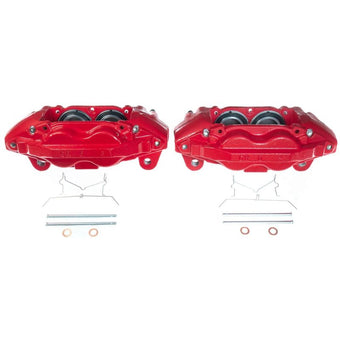 compare product Power Stop 16-21 Toyota Sequoia Front Red Calipers - Pair