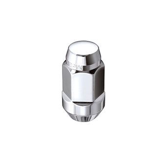 compare product McGard Hex Lug Nut (Cone Seat Bulge Style) M14X1.5 / 22mm Hex / 1.635in. Length (4-Pack) - Chrome
