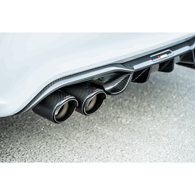 Akrapovic 2018+ BMW M2 Competition/M2 CS (F87N) Slip - On Line (Titanium) w/Carbon Fiber Tips - My Store