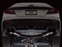 AWE Tuning 22 - 25 Subaru VB WRX Track Edition Axle - Back Exhaust - Diamond Black Tips - My Store
