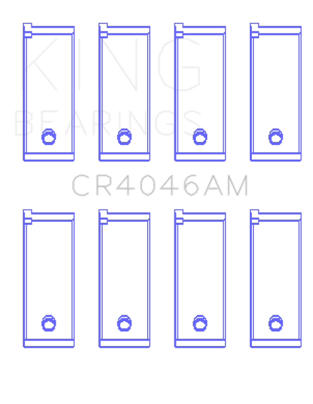 King Engine Bearings Honda D16A/D16Y/D16Z Rod Bearing Set - Size +0.25mm - My Store