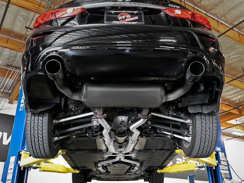 aFe Takeda 2.5in to 3in 304 SS Y - Pipe Exhaust System 16 - 18 Infiniti Q50/Q60 V6 - 3.0L (tt) - My Store