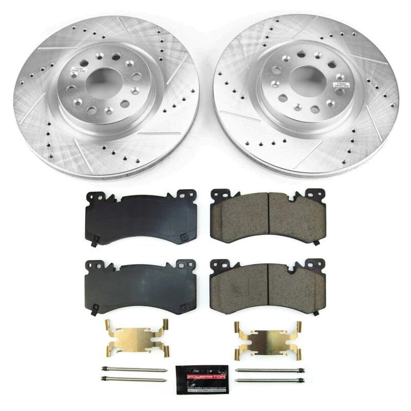 Power Stop 2022 Cadillac XT6 Front Z36 Truck & Tow Brake Kit - My Store