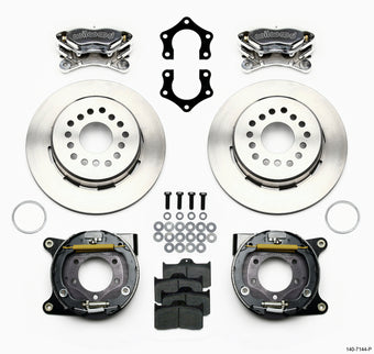 compare product Wilwood Forged Dynalite P/S Park Brake Kit Polished Mopar/Dana 2.36in Off w/Snap Ring Bearing