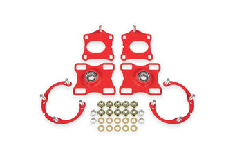 compare product BMR Suspension 11-14 Ford Mustang Caster/Camber Plates - Red