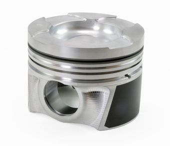compare product Mahle MS Piston Set Duramax 4.055in Bore 3.898in Stk 6.417in Rod 1.358 Pin -41.8cc 16.3 CR Set of 8