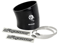 aFe Magnum FORCE Intake Coupling Kit (3 - 1/2IN ID to 3 - 1/4 IN ID x 15 Deg.) Elbow Coupler - Black - My Store