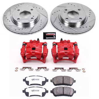 compare product Power Stop 11-19 Ford Fiesta Front Z26 Street Warrior Brake Kit w/Calipers