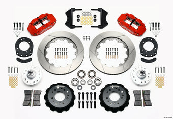compare product Wilwood Narrow Superlite 6R Front Hub Kit 14.00in Red 1965-1969 Mustang Drum Spindle