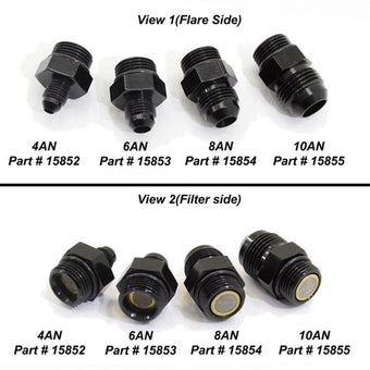 compare product Nitrous Express 8AN to 8AN Orb Filter Fitting for Lightning 375