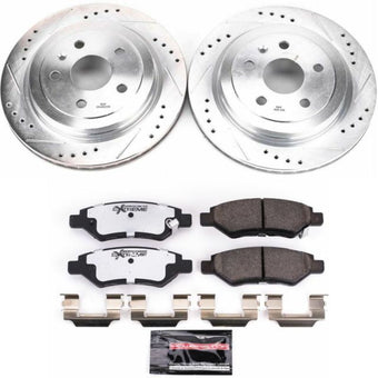 compare product Power Stop 08-14 Cadillac CTS Rear Z26 Street Warrior Brake Kit