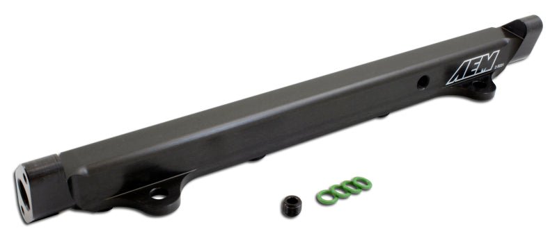 AEM 03 - 06 Evo 8 & 9 Black Fuel Rail - My Store
